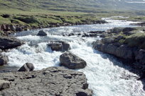 Little waterfall on the way to Seyðisfjörður