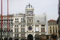 pre-digital clock on Saint Mark’s Plaza