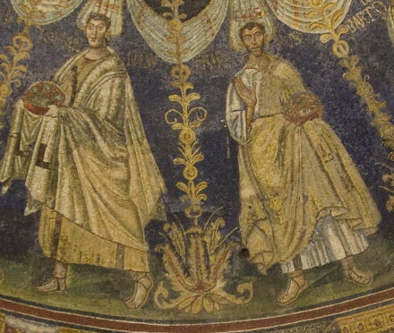 mosaic from a dome in San Vitale