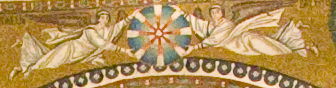 decorative excerpt of two angels