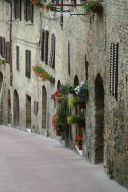 Hillside street in S. Gimignano