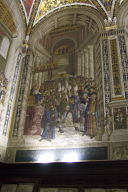 One of the Pinturicchio frescoes inside the Piccolomini Library