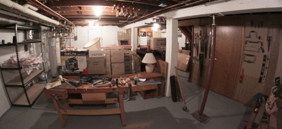the cellar starts to take shape