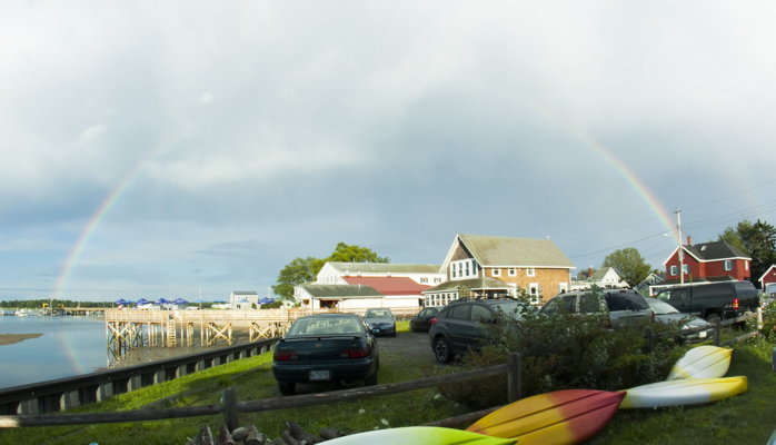 full view of rainbow