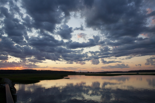 Clouds at sunset