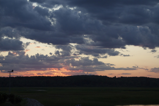 Clouds at sunset