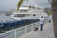 One of the short-term cruise vessels, but a relatively large one