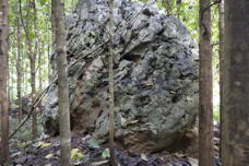 huge boulder