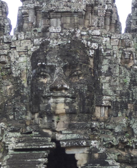 a face from Angkor Thom