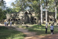 East Gate to Angkor Wat, from the east