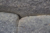 closely-fitted stones