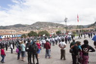 Plaza de Armas, Cusco, with more people