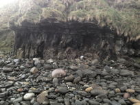 eroded cliff