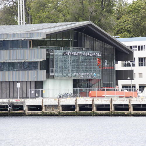 University of Tasmania on the harbor