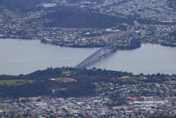 View of the Derwent, with Tasman Bridge