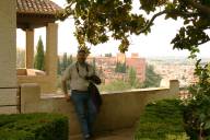 Tourist in the Alhambra