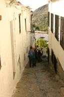 narrow alley in a hill town