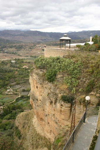 GAzebo on cliff in Ronda