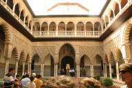 lovely courtyard in the Alcázar