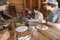 another shot of the lunch table