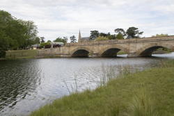 bridge from the river bank, I