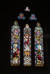 stained-glass window