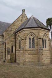 Framing under the apse